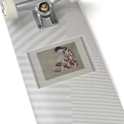 unknown - Beauty Writing a Letter (copy of a section of the Hikone Screen) - 17th–18th century v1 - STICKER Vinyl Kiss-Cut Decal