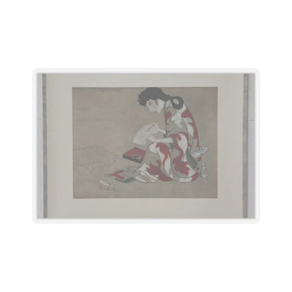 unknown - Beauty Writing a Letter (copy of a section of the Hikone Screen) - 17th–18th century v1 - STICKER Vinyl Kiss-Cut Decal