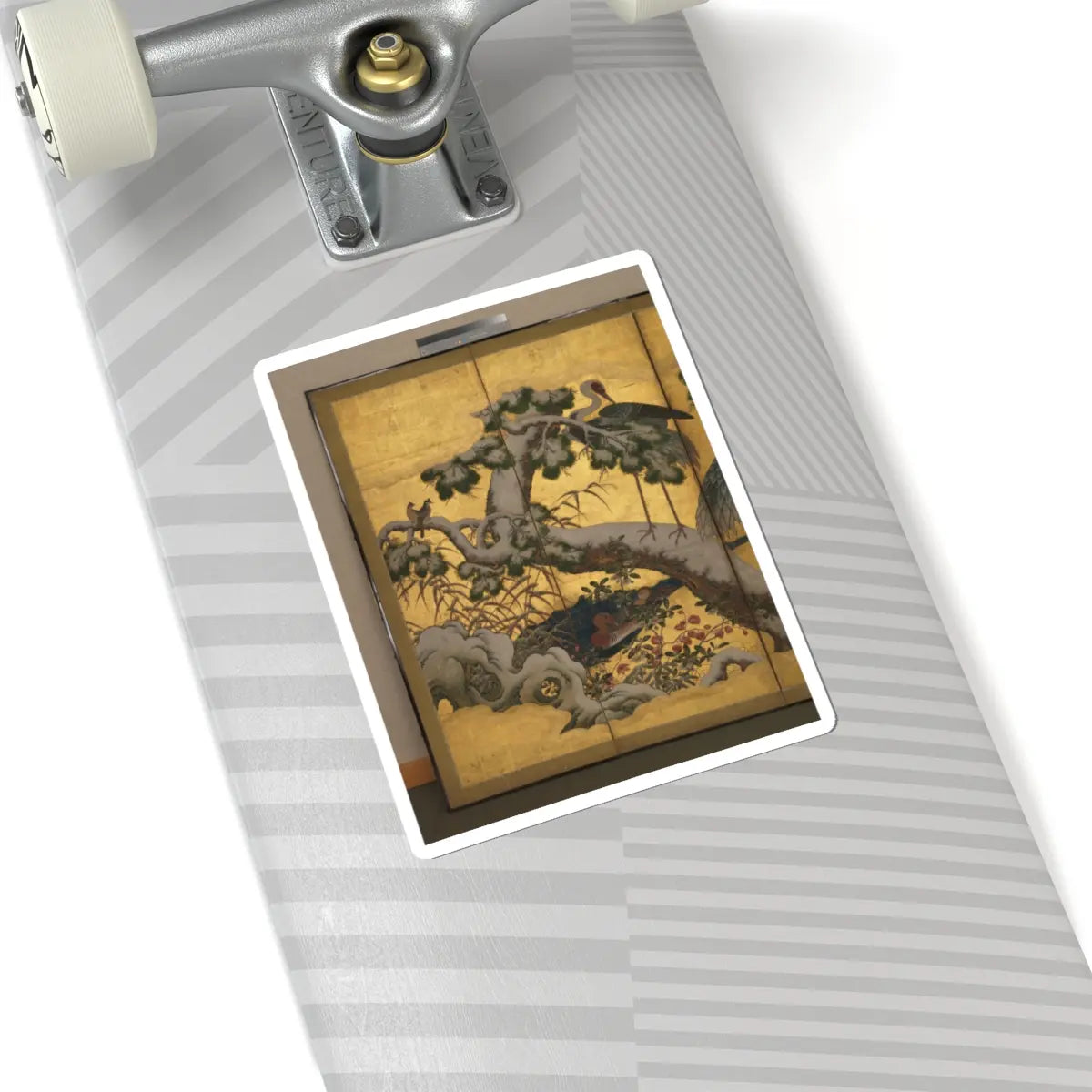 unknown - Birds and Flowers of the Four Seasons - late 16th century v10 - STICKER Vinyl Kiss-Cut Decal