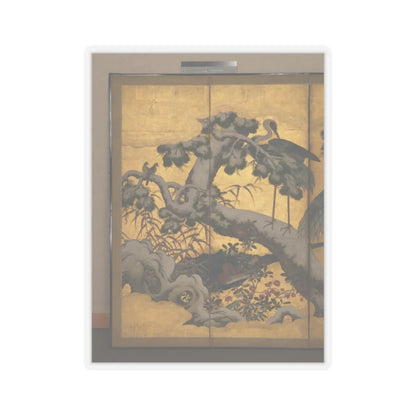 unknown - Birds and Flowers of the Four Seasons - late 16th century v10 - STICKER Vinyl Kiss-Cut Decal