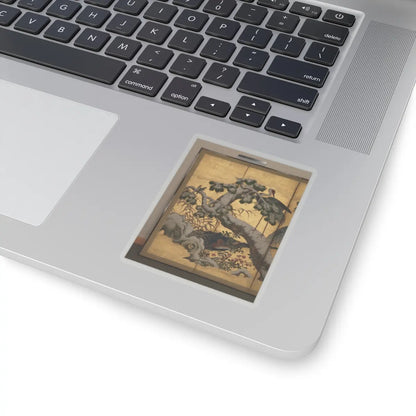 unknown - Birds and Flowers of the Four Seasons - late 16th century v10 - STICKER Vinyl Kiss-Cut Decal