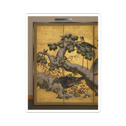 unknown - Birds and Flowers of the Four Seasons - late 16th century v10 - STICKER Vinyl Kiss-Cut Decal