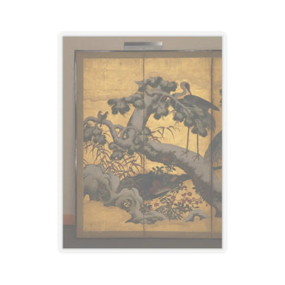 unknown - Birds and Flowers of the Four Seasons - late 16th century v10 - STICKER Vinyl Kiss-Cut Decal