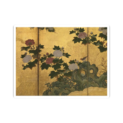 unknown - Birds and Flowers of the Four Seasons - late 16th century v12 - STICKER Vinyl Kiss-Cut Decal