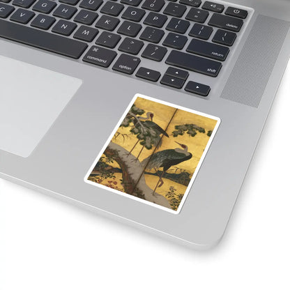 unknown - Birds and Flowers of the Four Seasons - late 16th century v13 - STICKER Vinyl Kiss-Cut Decal