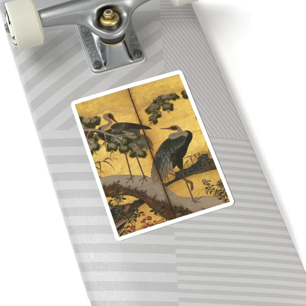 unknown - Birds and Flowers of the Four Seasons - late 16th century v13 - STICKER Vinyl Kiss-Cut Decal