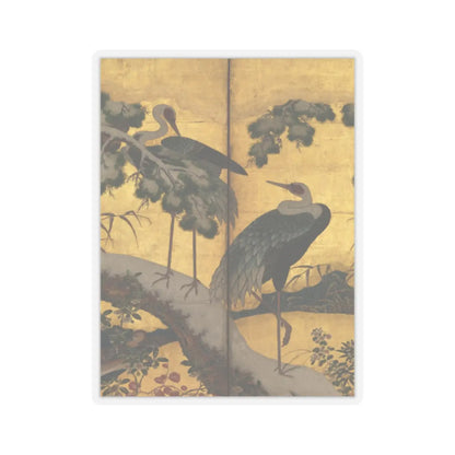 unknown - Birds and Flowers of the Four Seasons - late 16th century v13 - STICKER Vinyl Kiss-Cut Decal