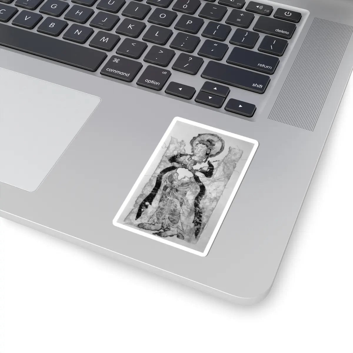 unknown - Bodhisattva in Adoration - 8th century - STICKER Vinyl Kiss-Cut Decal