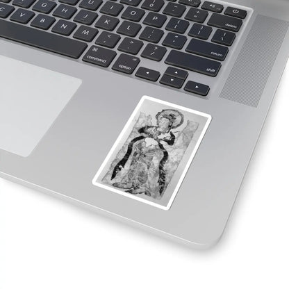 unknown - Bodhisattva in Adoration - 8th century - STICKER Vinyl Kiss-Cut Decal