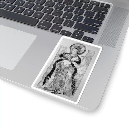 unknown - Bodhisattva in Adoration - 8th century - STICKER Vinyl Kiss-Cut Decal