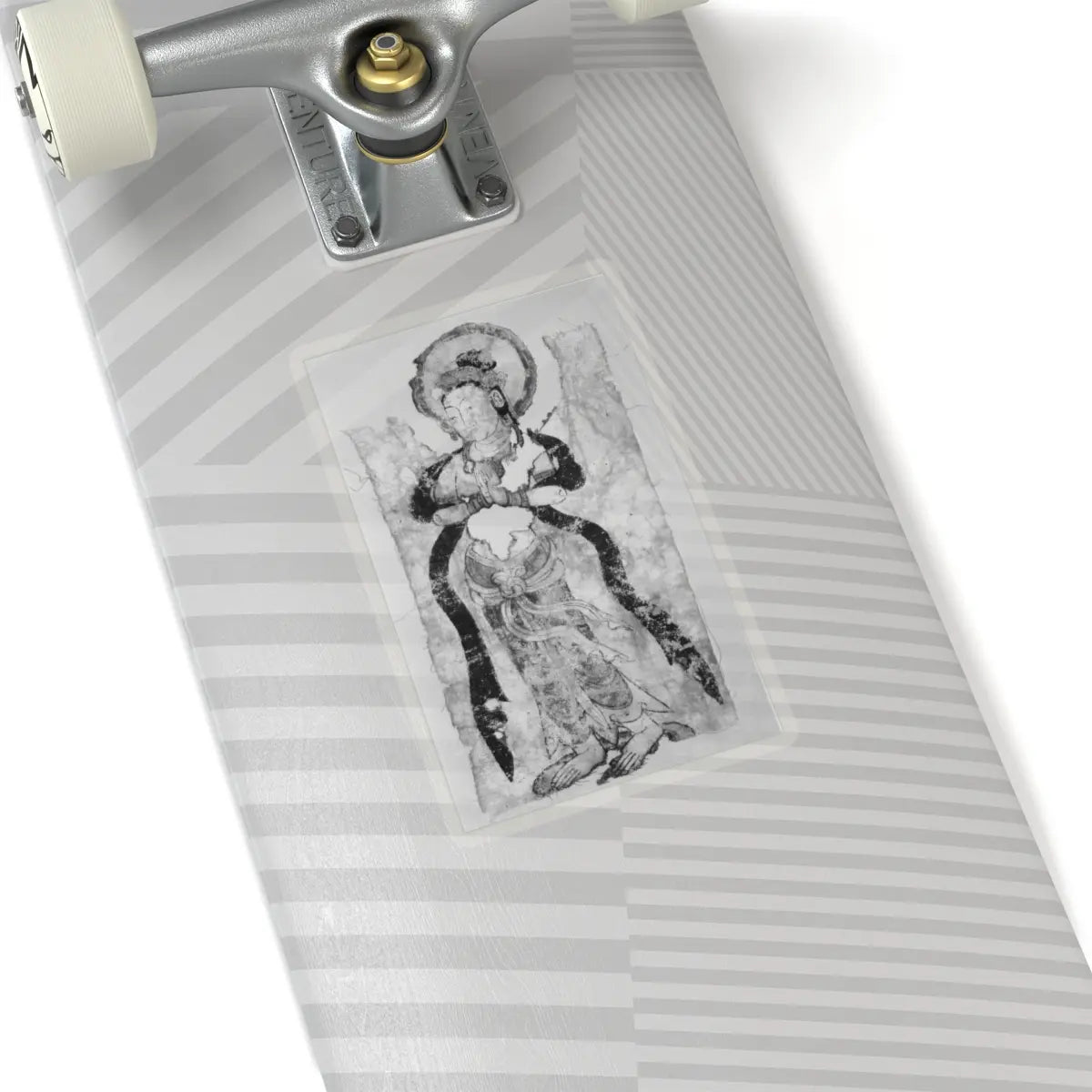 unknown - Bodhisattva in Adoration - 8th century - STICKER Vinyl Kiss-Cut Decal