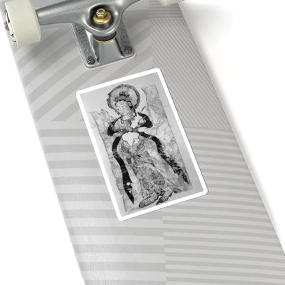 unknown - Bodhisattva in Adoration - 8th century - STICKER Vinyl Kiss-Cut Decal