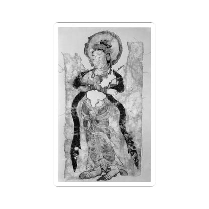 unknown - Bodhisattva in Adoration - 8th century - STICKER Vinyl Kiss-Cut Decal