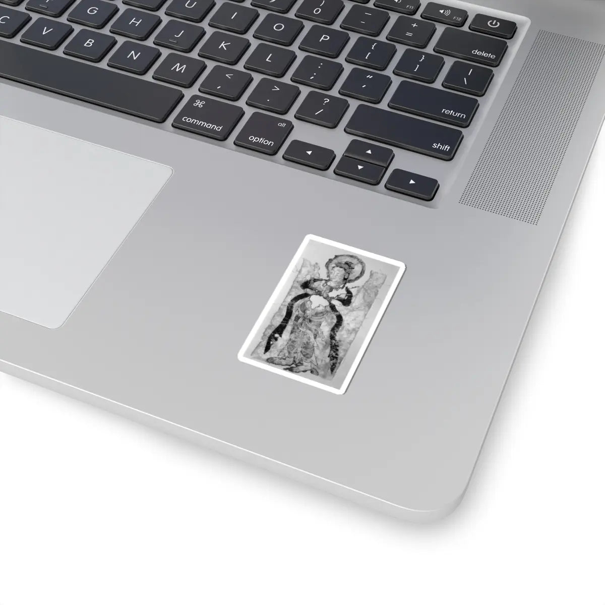 unknown - Bodhisattva in Adoration - 8th century - STICKER Vinyl Kiss-Cut Decal