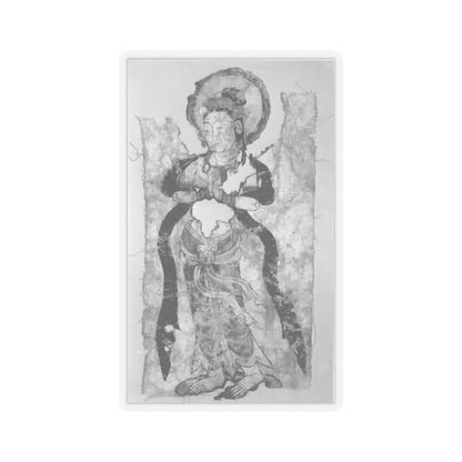unknown - Bodhisattva in Adoration - 8th century - STICKER Vinyl Kiss-Cut Decal