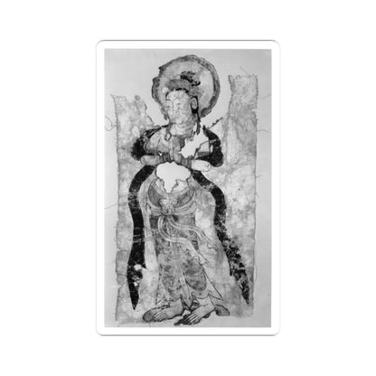 unknown - Bodhisattva in Adoration - 8th century - STICKER Vinyl Kiss-Cut Decal