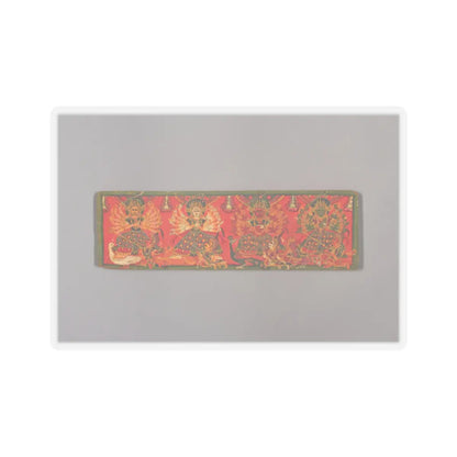 unknown - Book Cover with Four Durgas - 18th century v1 - STICKER Vinyl Kiss-Cut Decal