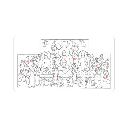 unknown - Buddha of Medicine Bhaishajyaguru (Yaoshi fo) - ca. 1319 v2 - STICKER Vinyl Kiss-Cut Decal