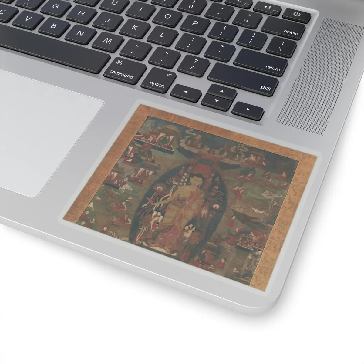unknown - Buddha Shakyamuni and Scenes of His Previous Lives (Jataka Tales) - 1573–1619 v2 - STICKER Vinyl Kiss-Cut Decal