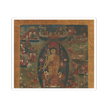 unknown - Buddha Shakyamuni and Scenes of His Previous Lives (Jataka Tales) - 1573–1619 v2 - STICKER Vinyl Kiss-Cut Decal