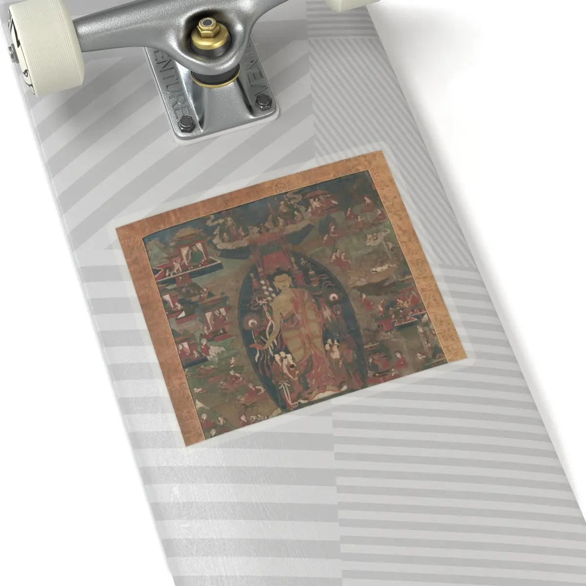 unknown - Buddha Shakyamuni and Scenes of His Previous Lives (Jataka Tales) - 1573–1619 v2 - STICKER Vinyl Kiss-Cut Decal
