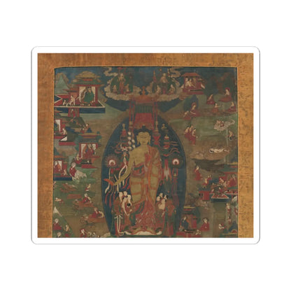 unknown - Buddha Shakyamuni and Scenes of His Previous Lives (Jataka Tales) - 1573–1619 v2 - STICKER Vinyl Kiss-Cut Decal