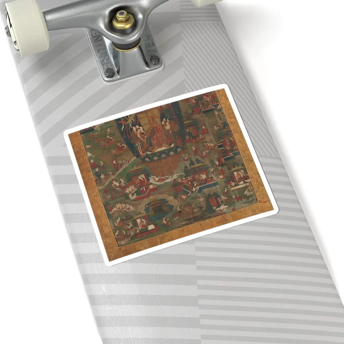 unknown - Buddha Shakyamuni and Scenes of His Previous Lives (Jataka Tales) - 1573–1619 v3 - STICKER Vinyl Kiss-Cut Decal