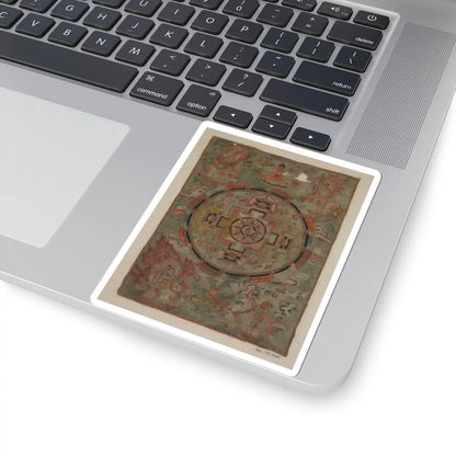 unknown - Buddha Surrounded By Bodhisattvas - 19th century - STICKER Vinyl Kiss-Cut Decal
