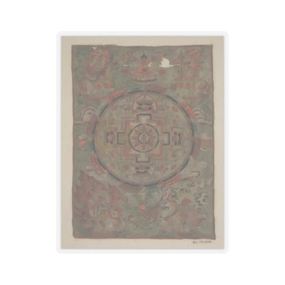 unknown - Buddha Surrounded By Bodhisattvas - 19th century - STICKER Vinyl Kiss-Cut Decal