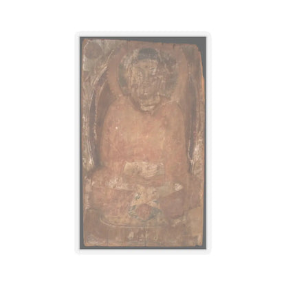 unknown - Buddha with a Halo and Flaming Body Mandorla - 6th–7th century v1 - STICKER Vinyl Kiss-Cut Decal