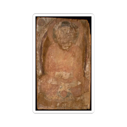 unknown - Buddha with a Halo and Flaming Body Mandorla - 6th–7th century v1 - STICKER Vinyl Kiss-Cut Decal