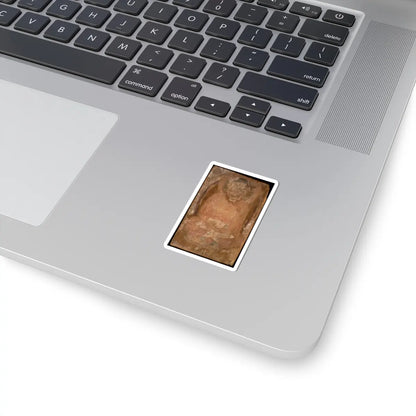 unknown - Buddha with a Halo and Flaming Body Mandorla - 6th–7th century v1 - STICKER Vinyl Kiss-Cut Decal