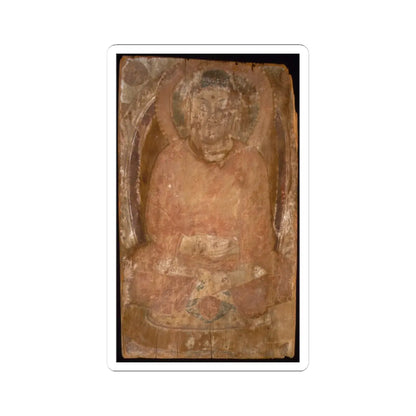 unknown - Buddha with a Halo and Flaming Body Mandorla - 6th–7th century v1 - STICKER Vinyl Kiss-Cut Decal