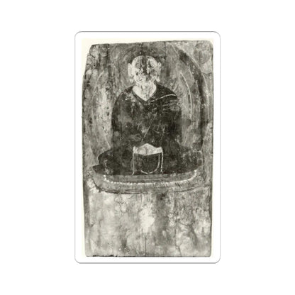 unknown - Buddha with a Halo and Flaming Body Mandorla - 6th–7th century v2 - STICKER Vinyl Kiss-Cut Decal