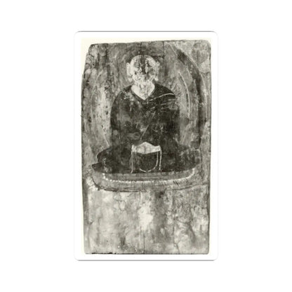 unknown - Buddha with a Halo and Flaming Body Mandorla - 6th–7th century v2 - STICKER Vinyl Kiss-Cut Decal