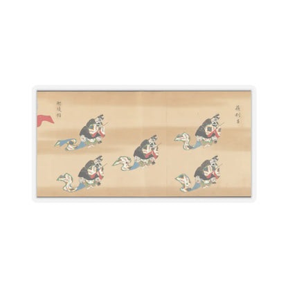 unknown - Bugaku Imperial Court Dance - 17th century v1 - STICKER Vinyl Kiss-Cut Decal