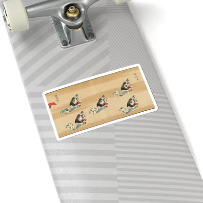 unknown - Bugaku Imperial Court Dance - 17th century v1 - STICKER Vinyl Kiss-Cut Decal