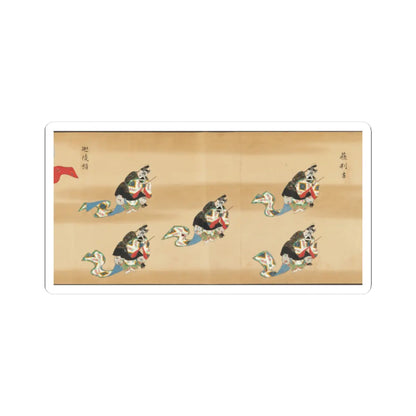 unknown - Bugaku Imperial Court Dance - 17th century v1 - STICKER Vinyl Kiss-Cut Decal
