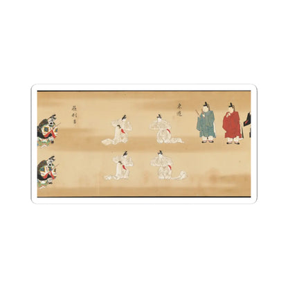 unknown - Bugaku Imperial Court Dance - 17th century v19 - STICKER Vinyl Kiss-Cut Decal