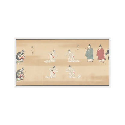unknown - Bugaku Imperial Court Dance - 17th century v19 - STICKER Vinyl Kiss-Cut Decal