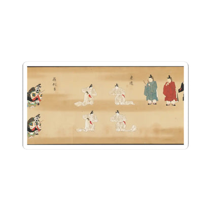unknown - Bugaku Imperial Court Dance - 17th century v19 - STICKER Vinyl Kiss-Cut Decal