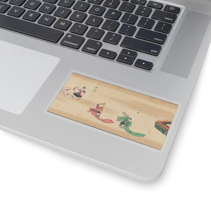 unknown - Bugaku Imperial Court Dance - 17th century v4 - STICKER Vinyl Kiss-Cut Decal