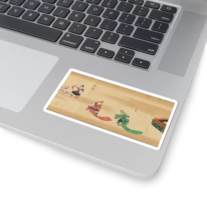 unknown - Bugaku Imperial Court Dance - 17th century v4 - STICKER Vinyl Kiss-Cut Decal