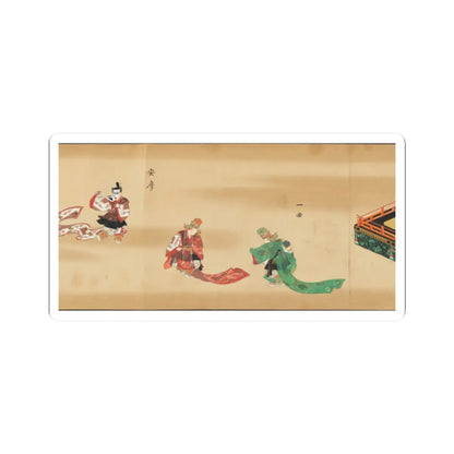 unknown - Bugaku Imperial Court Dance - 17th century v4 - STICKER Vinyl Kiss-Cut Decal