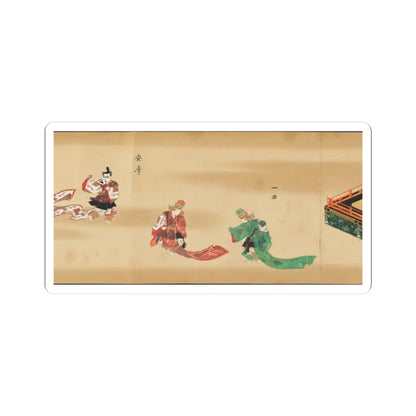 unknown - Bugaku Imperial Court Dance - 17th century v4 - STICKER Vinyl Kiss-Cut Decal