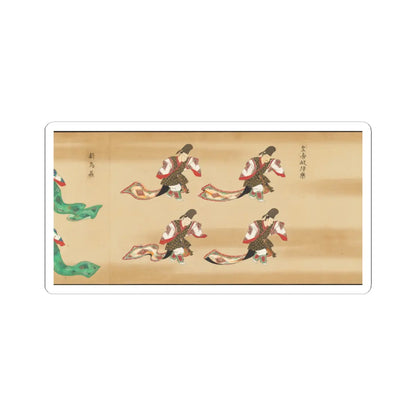 unknown - Bugaku Imperial Court Dance - 17th century v8 - STICKER Vinyl Kiss-Cut Decal
