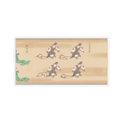 unknown - Bugaku Imperial Court Dance - 17th century v8 - STICKER Vinyl Kiss-Cut Decal