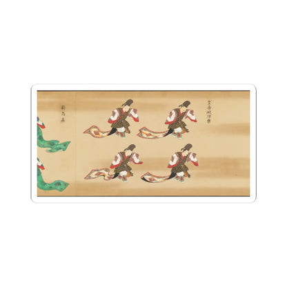 unknown - Bugaku Imperial Court Dance - 17th century v8 - STICKER Vinyl Kiss-Cut Decal