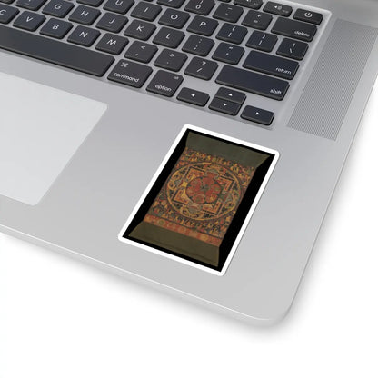 unknown - Chakrasamvara Mandala - ca. 1100 v3 - STICKER Vinyl Kiss-Cut Decal