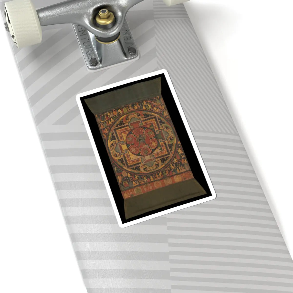 unknown - Chakrasamvara Mandala - ca. 1100 v3 - STICKER Vinyl Kiss-Cut Decal